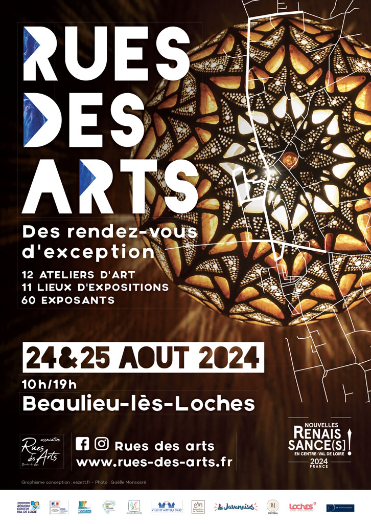 Flyer Rues des Arts 2024