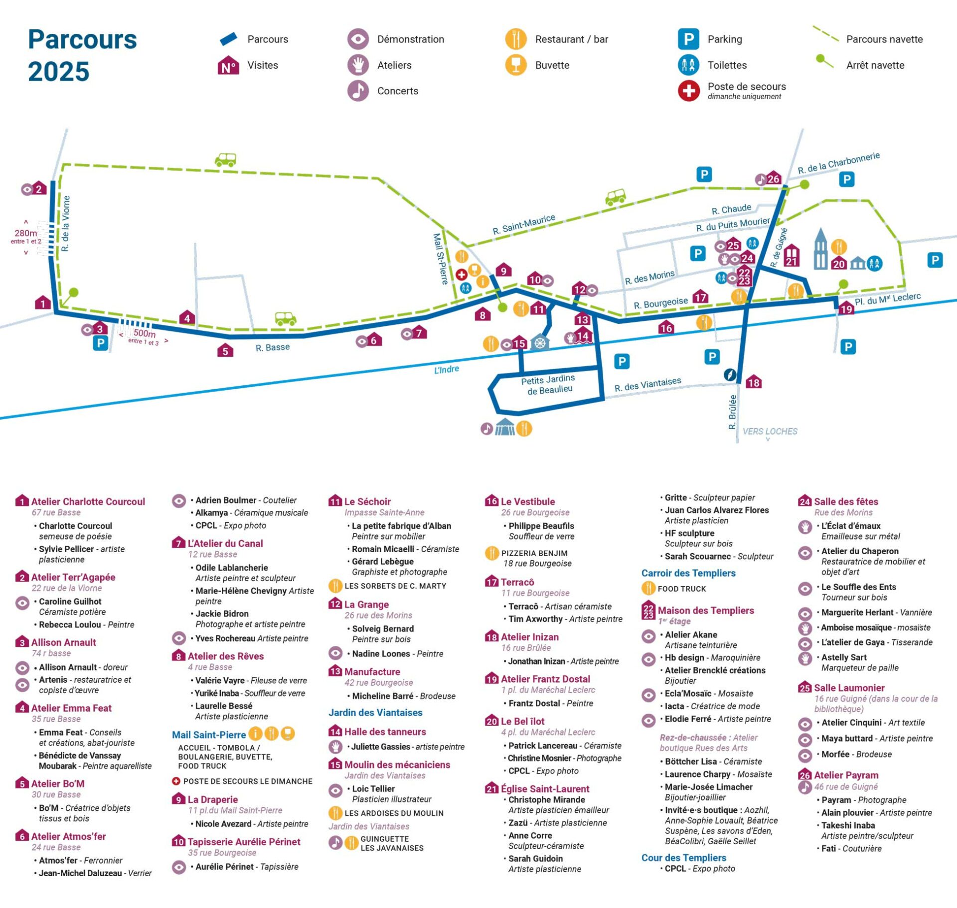 Plan du parcours 2025