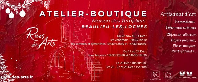 Boutique éphémère de noël, Beaulieu-lès-Loches